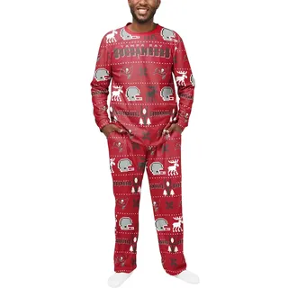 FOCO NFL Winter Xmas Pyjama Schlafanzug Longsleeve Hose Set - XXL