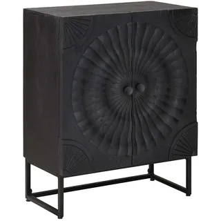vidaXL Sideboard 55 x 30 x 70 cm Schwarz