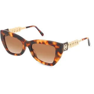 Michael Kors MK2205 Damen-Sonnenbrille Vollrand Butterfly Acetat-Gestell, braun