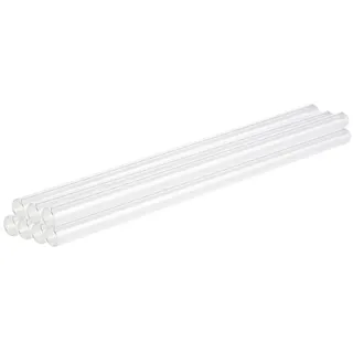 50 x Metro Professional Glasstrohhalme Ø 8 mm, Länge 15 cm + Reinigungsbürste, transparent