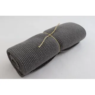 Sander Wischtuch Geschirrtuch Baumwolltuch Öko-Standart 40cm x 60cm Allstars Artikel 11893 Fb. 34 dunkelgrau 100% Baumwolle gestrickt