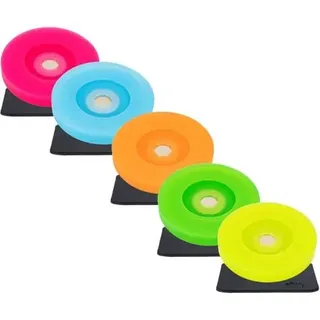 Silwy Überzug für Magnet-Stielgläser, Rainbow, 6er-Set