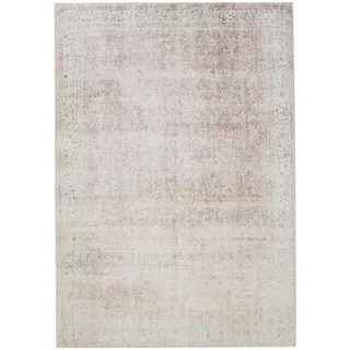 benuta Vintage-Teppich, Beige, Rosa, Kunststoff, Vintage, Rechteckig, & im Style: Elegant, Retro - Pflegeleicht für Wohnzimmer Schlafzimmer