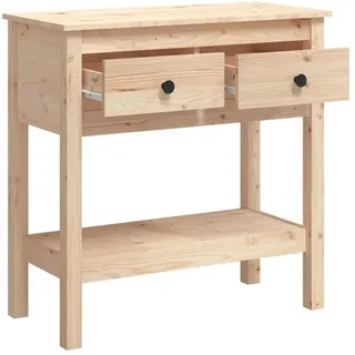 vidaXL Konsolentisch 75x35x75 cm Massivholz Kiefer