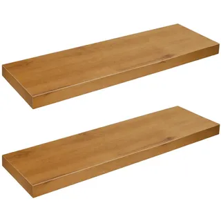 OEM Wandregal 80 x 20 x 3,8 cm Erle