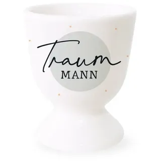Grafik  Werkstatt Eierbecher mit Echtgold | Porzellan Becher | Traummann