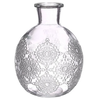 NaDeco Dekovase Kugelvase Bologna Größe h.17 cm Ø 12.5 cm, in Glasklar Kugelflasche