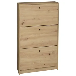 freiraum Schuhkipper Flap, in asteiche, Holzwerkstoff - 60x104x16cm (BxHxT) braun