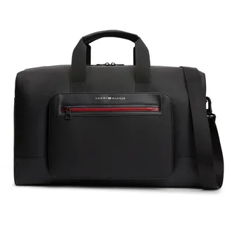 TOMMY HILFIGER Reisetasche Foundation rot / schwarz