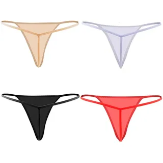 Closecret Baumwoll Stringtangas, Damen Tangas Höschen G-String & T-Back - XXS-XS