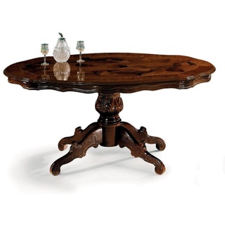 JVmoebel Esstisch, Klassischer Couchtisch Tisch Wohnzimmer Tische Barock Holz braun