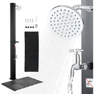 Vevor Solardusche Schwarz 2160 mm