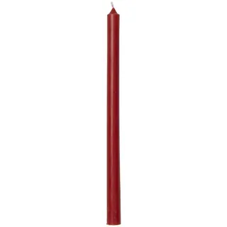 IB Laursen Dünne hohe Kerze 20 cm, Ø 1,3 cm, rot