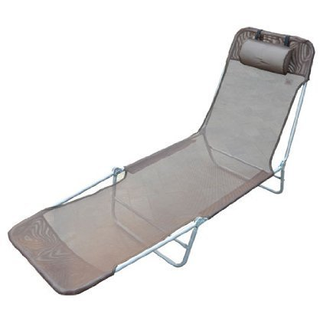 Outsunny Sonnenliege 182 x 56 x 24,5 cm kaffebraun klappbar
