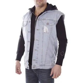 Diesel Jeansweste Diesel D-Hill-SM Herren Jeansjacke blau