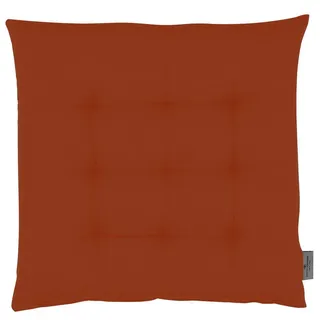 Tom Tailor Sitzkissen, Terracotta, Textil, 40x5x40 cm, Oeko-Tex® Standard 100, Wohntextilien, Kissen, Sitzkissen