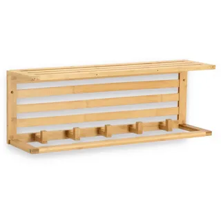 Zeller Wandregal 57 x 15 x 20 cm Bambus