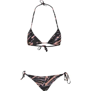 URBAN CLASSICS Bügel-Bikini Damen Grau/Orange 44 Cup D