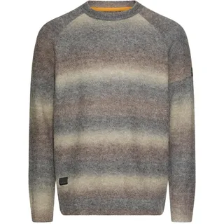 camel active Herren Leichter Pullover mit Raglanärmeln | warmer Strickpullover mit Rundhalsausschnitt im Regular Fit - pflegeleicht und formbeständig - XL