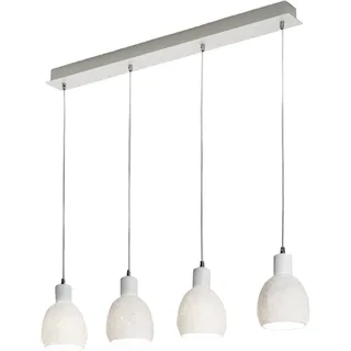 Fabas Luce Marina 4-flg. 40W 60 cm Metall/Keramik weiß