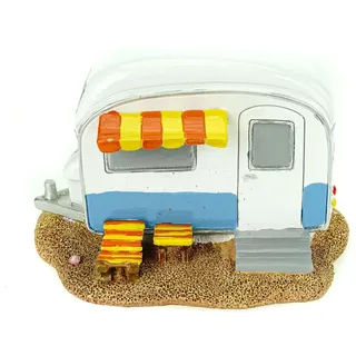 Udo Schmidt Spardose Wohnwagen 14 cm Reisekasse Urlaubskasse Urlaub Sparschwein