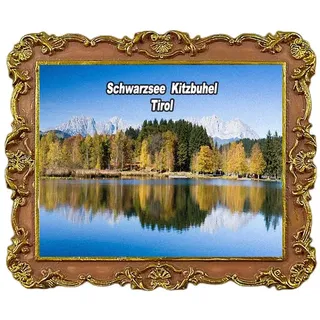 Schwarzsee Kitzbuhel Tirol Österreich Kühlschrankmagnet 3D Reise Souvenir Kühlschrank Dekoration Magnetaufkleber Basteln Kollektion