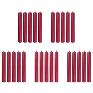 Butlers Stabkerze RAINBOW 25er-Set in Bordeaux | Gr.: onesize