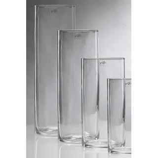 Glasvase CYLI Glas Vase Tischvase Blumenvase Zylinder 40 cm