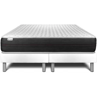 Matratzen- Und Lattenrost-set 2x90x200 Cm - Vitalspring
