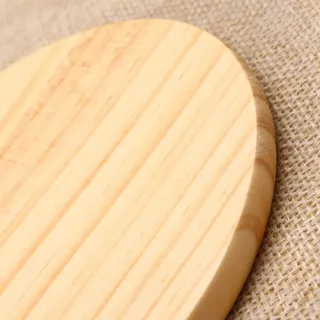 Vintage-schminkspiegel Aus Holz Mit Aufhängegriff