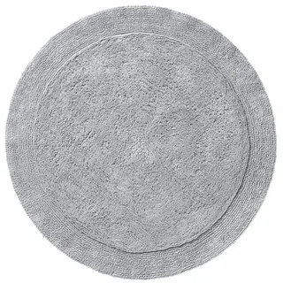 Erwin Müller Badematte Badteppich "Stuttgart", Höhe 15 mm, rund, Uni grau rund | 90 cm x 90 cm x 15 mm