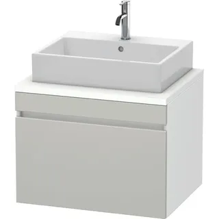 Duravit Waschtischunterschrank 1 Auszug 70 x 54,8 cm Betongrau/Weiß Matt