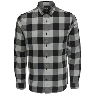Only & Sons ONS GUDMUND Flanellhemd kariert Beige XL