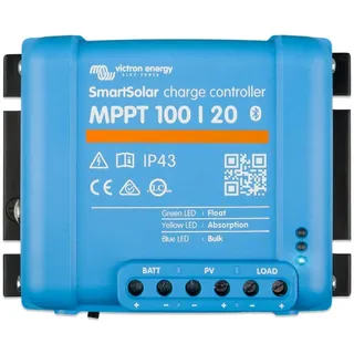 Victron Energy SmartSolar MPPT Laderegler 100/20-48 12V 24V 48V 20A Solarladeregler Bluetooth integriert SCC110020160R