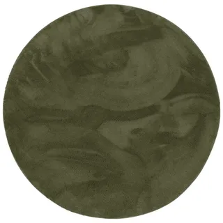 Pergamon Fellteppich Ø 200 cm Tannengrün
