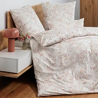 Janine Interlock Feinjersey Bettwäsche Carmen S 55127-07 sand taupe Kissenbezug einzeln 80x80 cm - beige