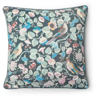 Essenza Zierkissen, Grau, Textil, Blume, Füllung: Polyester, 50x50 cm, Oeko-Tex® Standard 100, Wohntextilien, Kissen, Dekokissen