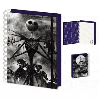 Pyramid Europe GmbH NIGHTMARE BEFORE CHRISTMAS (SERIOUSLY SPOOKY) A5 3D NOTEBOOK