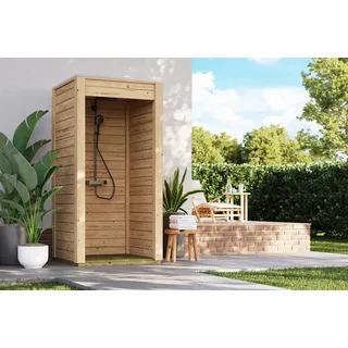 Karibu Gartendusche naturbelassen 1,06 m