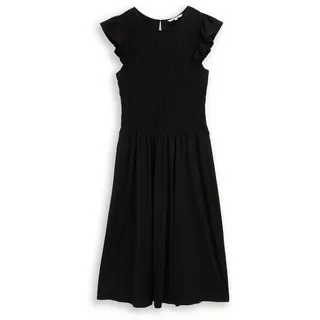 TOM TAILOR Denim Midikleid smocked dress with ruffle slee M