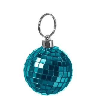 MARELIDA Weihnachtsbaumschmuck Discokugel Spiegelkugel Baumkugel D: 5cm blau