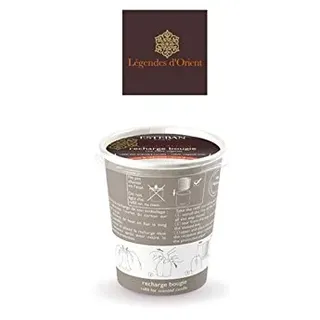 ESTEBAN - PARIS PARFUMS Duftkerze Légendes d'Orient - Refill 170g, Oriental, Mandarine, Nelke, Muskatblüte, Jasmin, Gardenie, Patchouli, Sandelholz, Moschus, Bernstein, Tonkabohne