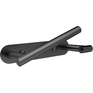 Wandmontierter Toilettenpapierhalter – Klebe- Oder Schraubmontage, Edelstahl, Schwarz Matt, Wc-rollenhalter Für Badezimmer