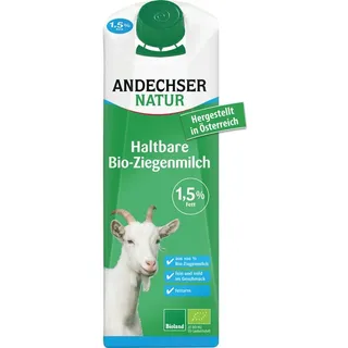 Andechser Natur Andechser H-Ziegenmilch fettarm bio 1L