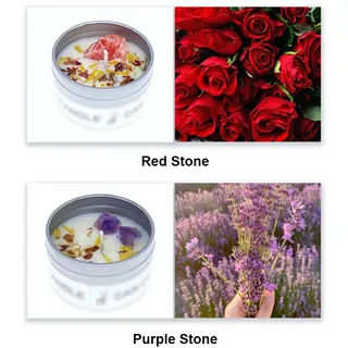 Duftkerze Mit Trockenblumen Und Kristallen, Sojakerze Im Glas, Spa-kerze, Meditationskerze, Chakra-kerze Für Frauen, Entspannung, Zen-geschenk, 70 G