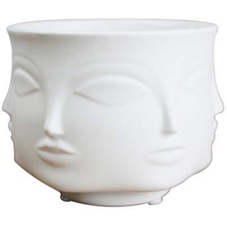 EgBert Moderne Keramik-Blumenpot Vase Dora Maar Musa Jonathan Adler Dekorationsleiter Figure Design - Weiß