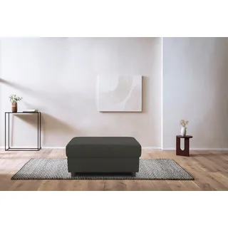 INOSIGN Polsterhocker Turah 2 in Cord oder wasserabweisender Microfaser, moderner Polsterhocker, passend zum Ecksofa, B/T/H: 83/60/44 cm grau