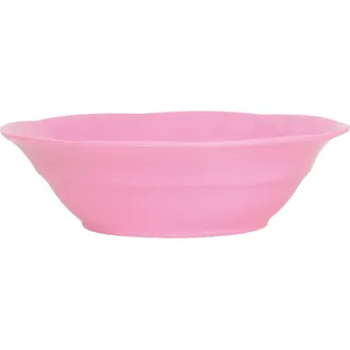 RICE Melamin Suppenteller einfarbig, Ø19 x H5,5cm, pink