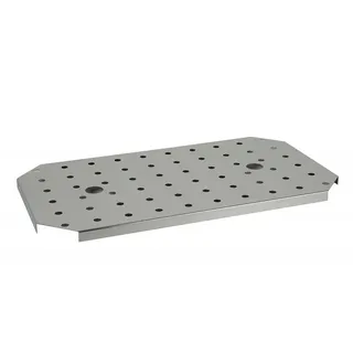 APS 81117 Abtropfgitter für GN 1/1, 45 cm, Tiefe: 150 mm, 18/0 Edelstahl, perforiert, spülmaschinengeeignet