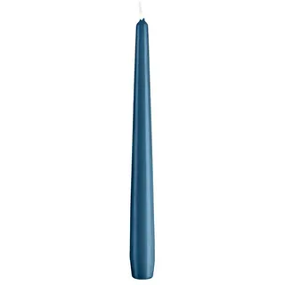 Kopschitz Kerzen Spitzkerzen Petrol Blau 24 x 2,3 cm, 12 Stück